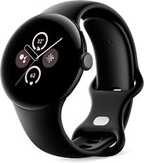 Image of Google Pixel Watch 2 41 mm matzwart op sportbandje obsidiaan [wifi] (Refurbished)