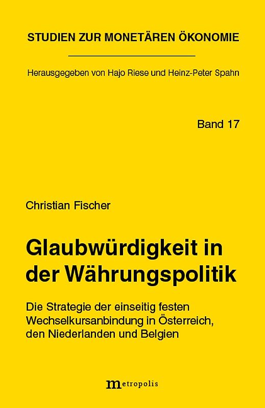 Glaubwürdigkeit in der Währungspolitik