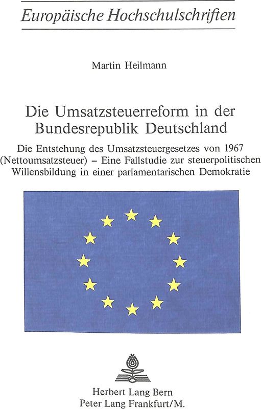 Die Umsatzsteuerreform in der Bundesrepublik Deutschland