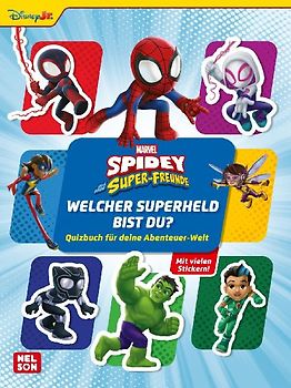 MARVEL Spidey und seine Super-Freunde: Welcher Superheld bist du? Quizbuch für deine Abenteuer-Welt