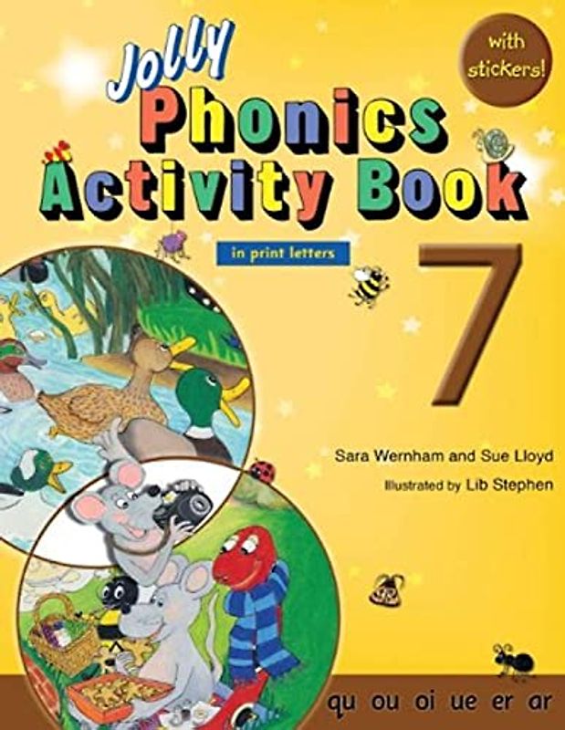 Jolly Phonics Activity Book 7 (in Print Letters) (Jolly Phonics Activity Books, Set 1-7, Band 7)