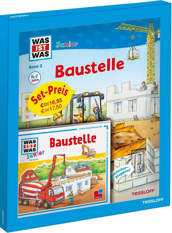 WAS IST WAS Junior Geschenkset Baustelle