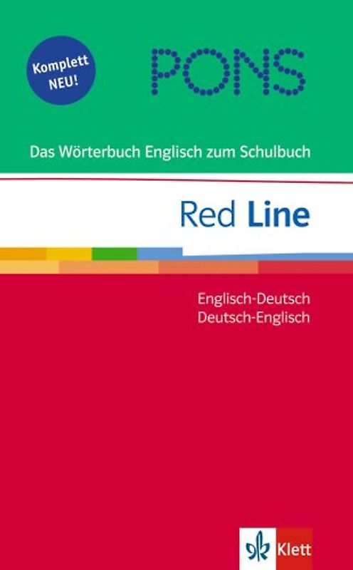 Red Line. Unterrichtswerk für Realschulen / PONS Wörterbuch für Red Line. Englisch-Deutsch /Deutsch-Englisch