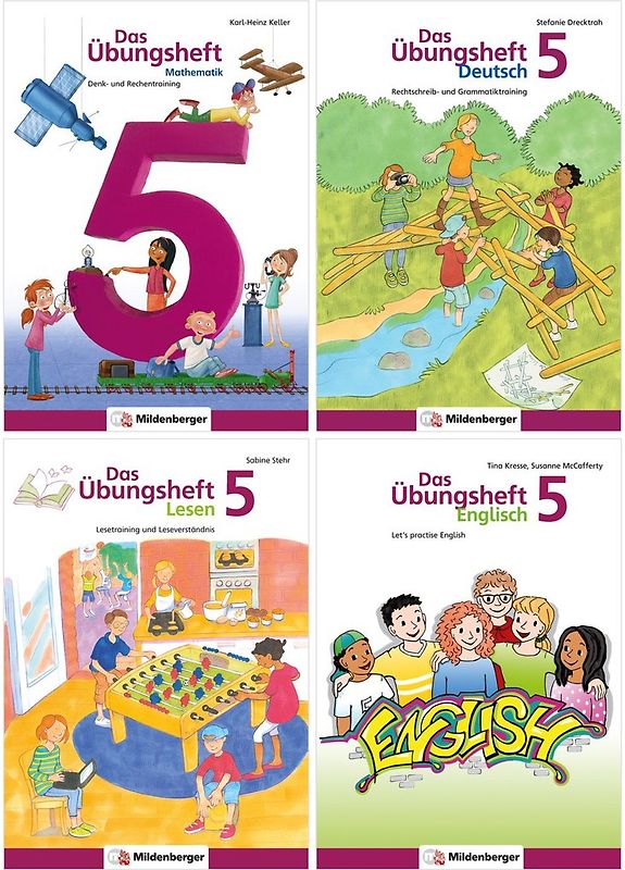 Sicher ins 6. Schuljahr – Paket: Rechnen – Schreiben – Lesen – Grammatik – Englisch · Klasse 5