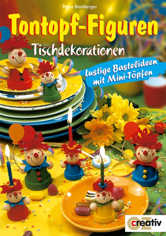 Tontopf-Figuren Tischdekorationen