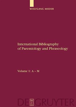 International Bibliography of Paremiology and Phraseology