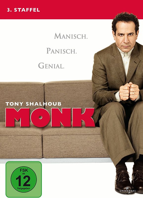 Monk - 3. Staffel [4 DVDs] DVD
