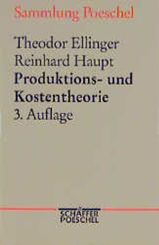 Produktions- und Kostentheorie