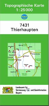 TK25 7431 Thierhaupten