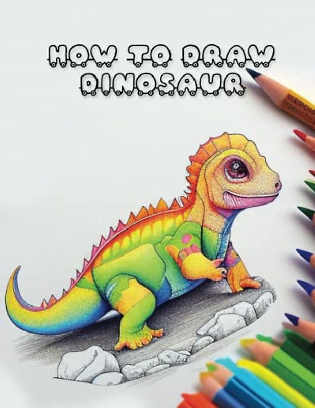 How to Draw Dinosaurs: A Step-by-Step Guide for Kids: Learn to Draw and Color Your Favorite Dinosaurs in Easy Steps!
