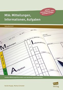 MIA: Mitteilungen, Informationen, Aufgaben (Sek I)