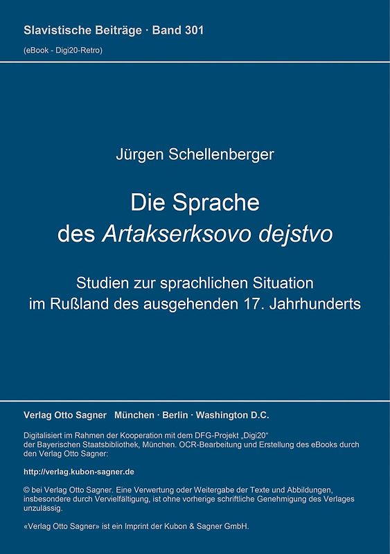 Die Sprache des Artakserksovo dejstvo