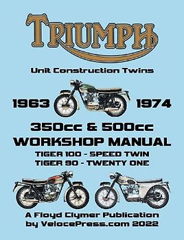 TRIUMPH 350cc & 500cc UNIT CONSTRUCTION TWINS 1963-1974 WORKSHOP MANUAL