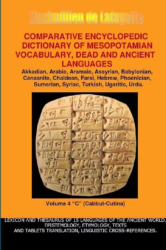 V4.Comparative Encyclopedic Dictionary of Mesopotamian Vocabulary Dead & Ancient Languages