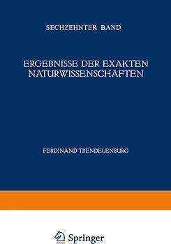 Ergebnisse der Exakten Naturwissenschaften