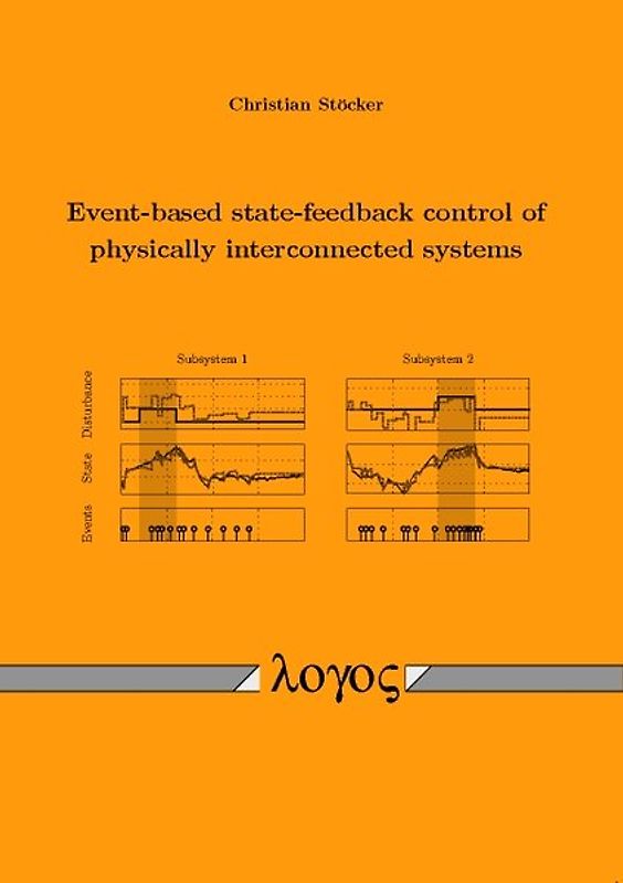 Event-based state-feedback control of physically interconnected systems