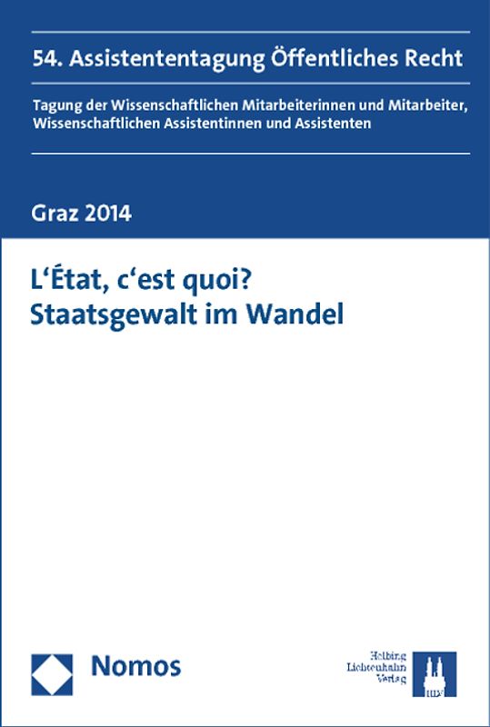 L'État, c'est quoi? Staatsgewalt im Wandel