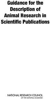 Guidance for the Description of Animal Research in Scientific Publications