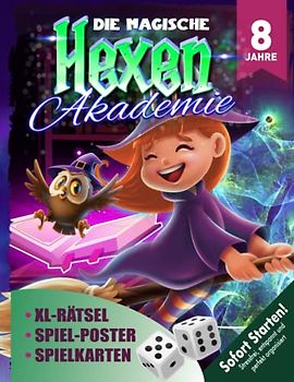 Hexen Abenteuer Schatzsuche Kindergeburtstag 8 Jahren: Die magische Hexenakademie wartet auf euch! Gewinnt das Hexenarmband, gehört zur Elite & findet den Schatz. (Bravo Schatzsuche)