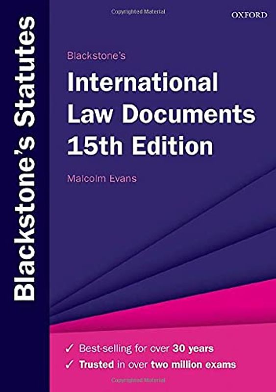 Blackstone's International Law Documents