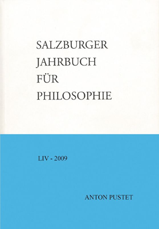 Salzburger Jahrbuch für Philosophie