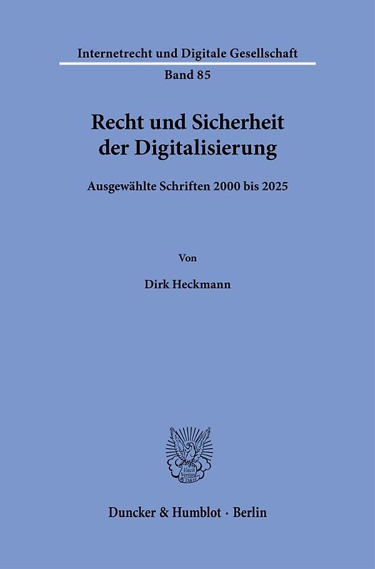 Recht und Sicherheit der Digitalisierung