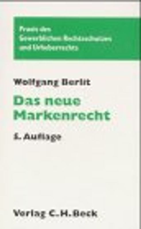 Das neue Markenrecht