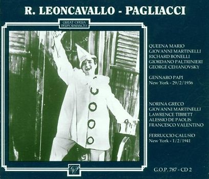 Mario - PAGLIACCI (NEW YORK 1936 und 194