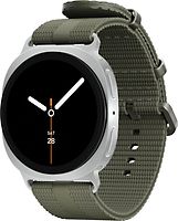 Samsung Galaxy Watch8 44 mm Cassa in alluminio silver con Athleisure Band M/L green [Wi-Fi]