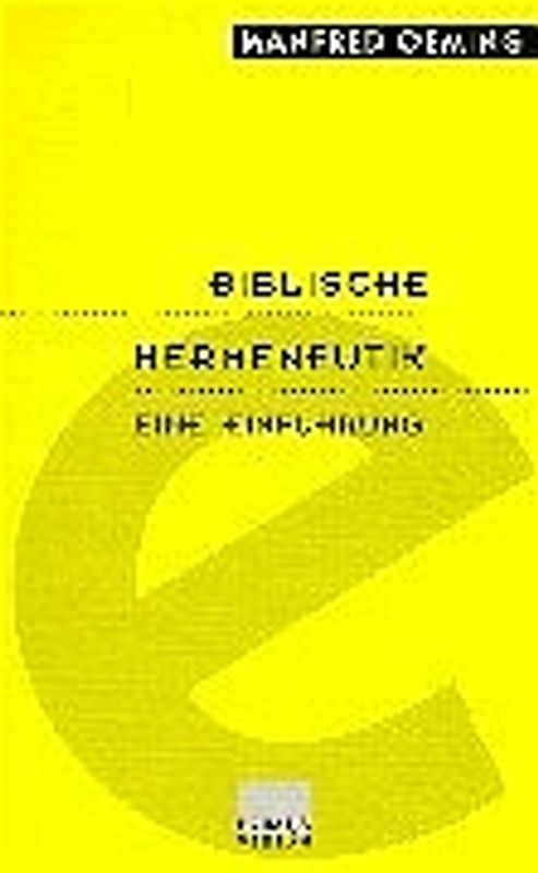 Biblische Hermeneutik