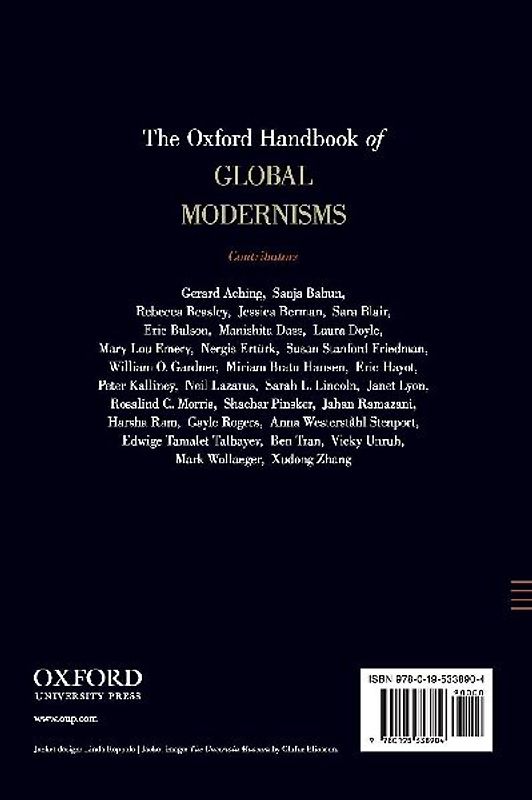 The Oxford Handbook of Global Modernisms