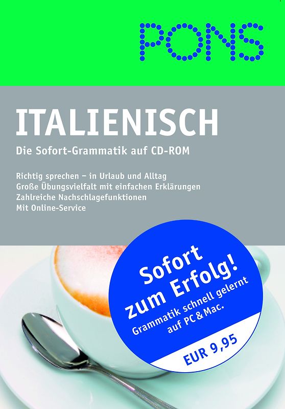 Pons Die Sofort-Grammatik auf CD-ROM Italienisch MacOS