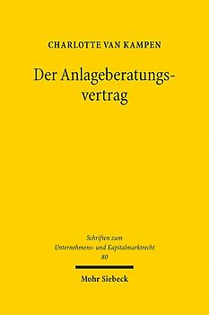 Der Anlageberatungsvertrag