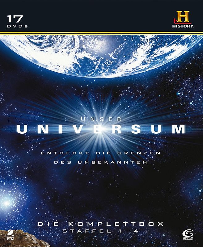 Unser Universum - Die Komplettbox (Staffel 1 - 4, 17 DVDs, History) DVD