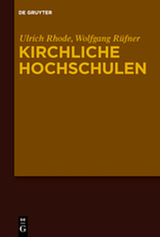 Kirchliche Hochschulen