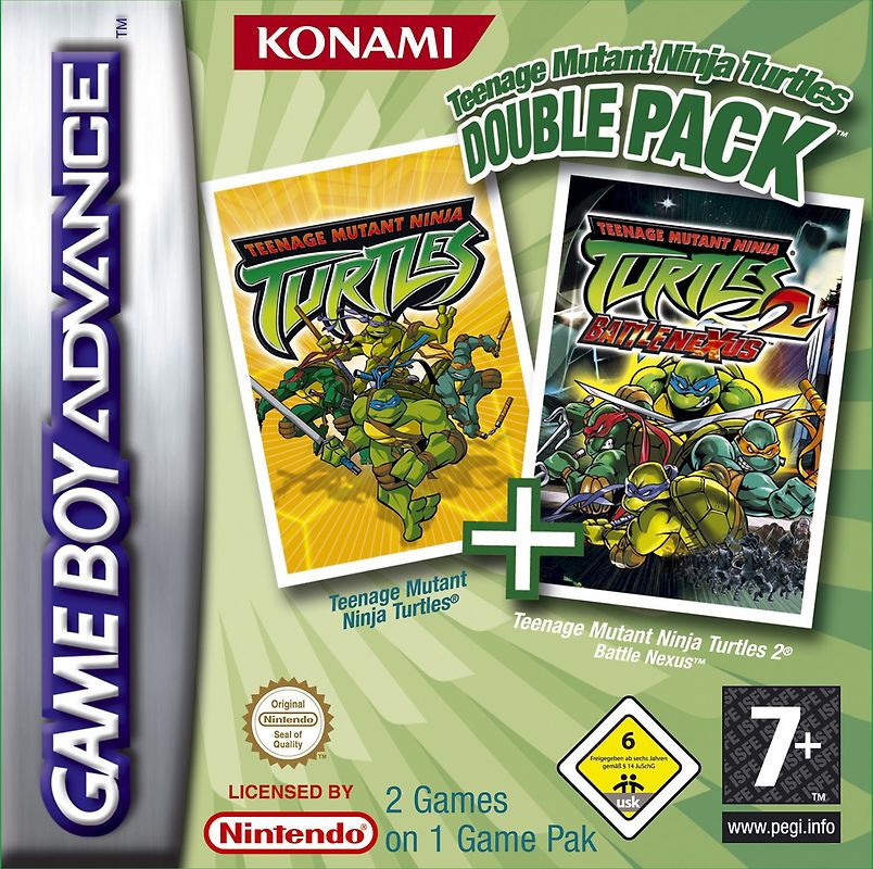Teenage Mutant Ninja Turtles 1+2 Nintendo Game Boy Advance