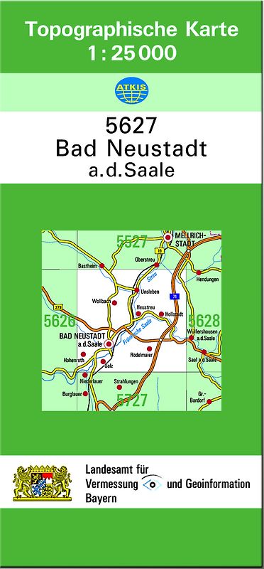 TK25 5627 Bad Neustadt a.d.Saale