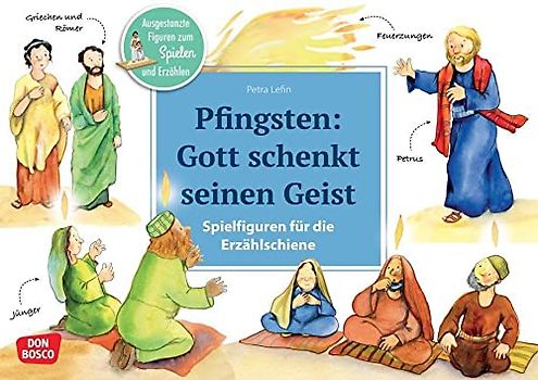 Pfingsten: Gott schenkt seinen Geist: Die biblische Geschichte für Kinderkirche, Familiengottesdienst oder den Religionsunterricht in der Grundschule ... Erzählschiene: Bibel, Heilige und Vorbilder)