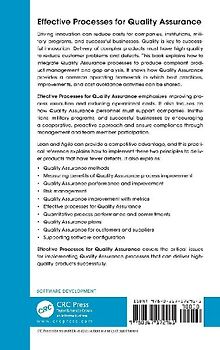 Effective Processes for Quality Assurance