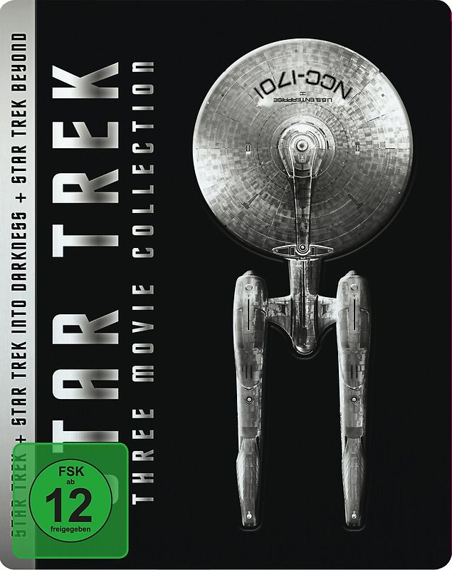 Star Trek - Three Movie Collection [6 Discs, Steelbook] Blu-ray Disc