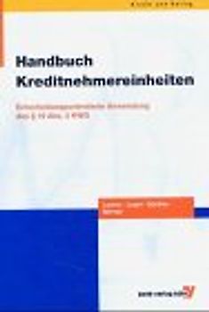 Handbuch Kreditnehmereinheiten