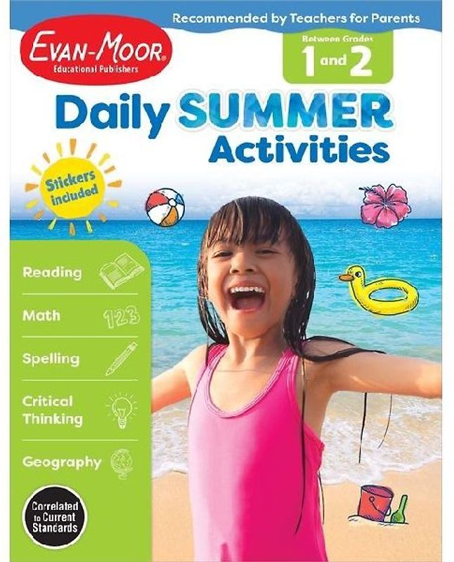 Daily Summer Activities Moving from 1st to 2nd Gr