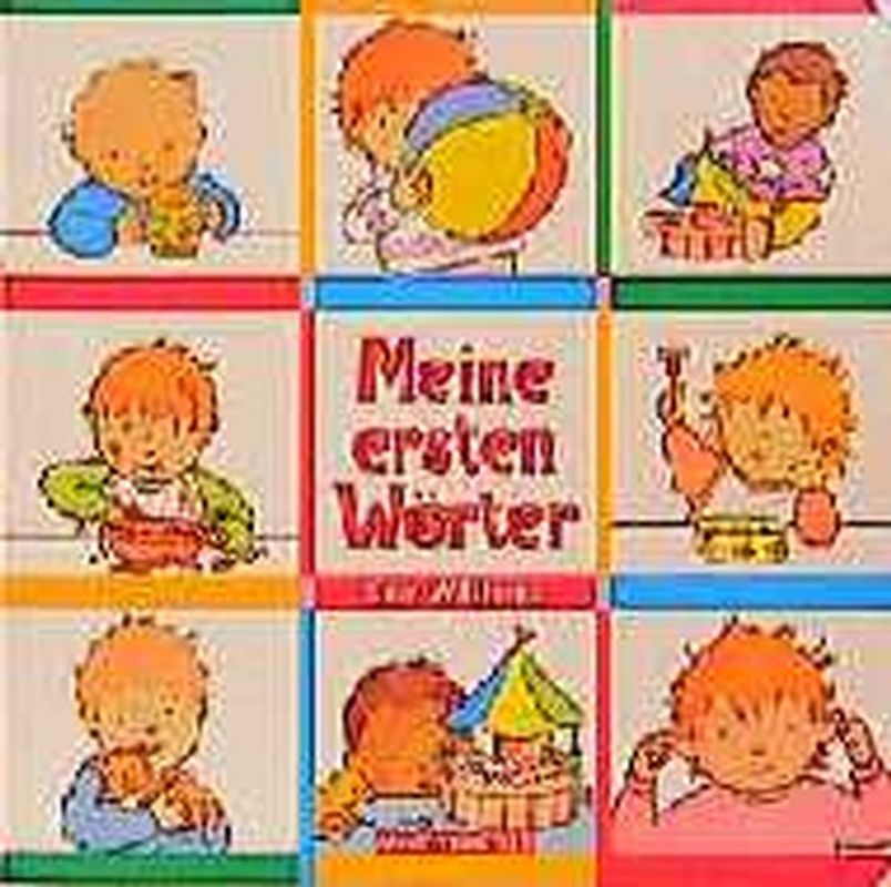 Meine ersten Wörter. Pappbilderbuch mit Rädern