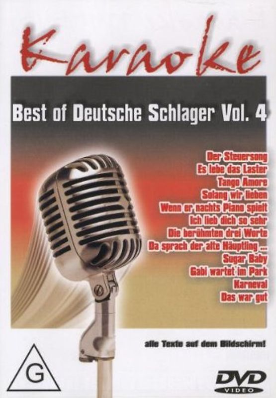Karaoke - Best of Deutsche Schlager Vol. 4 DVD