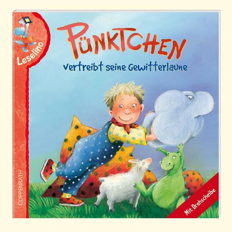 Leselino: Pünktchen vertreibt seine Gewitterlaune