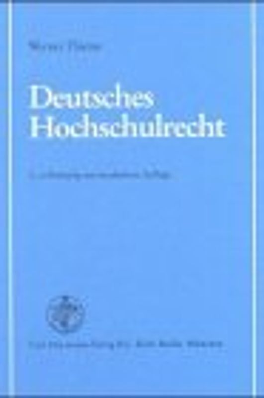 Deutsches Hochschulrecht