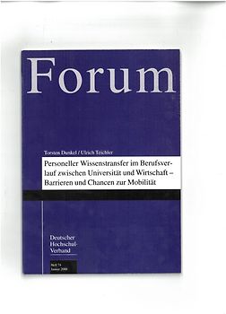 Personeller Wissenstransfer im Berufsverlauf zwischen Universität und Wirtschaft - Barrieren und Chancen zur Mobilität