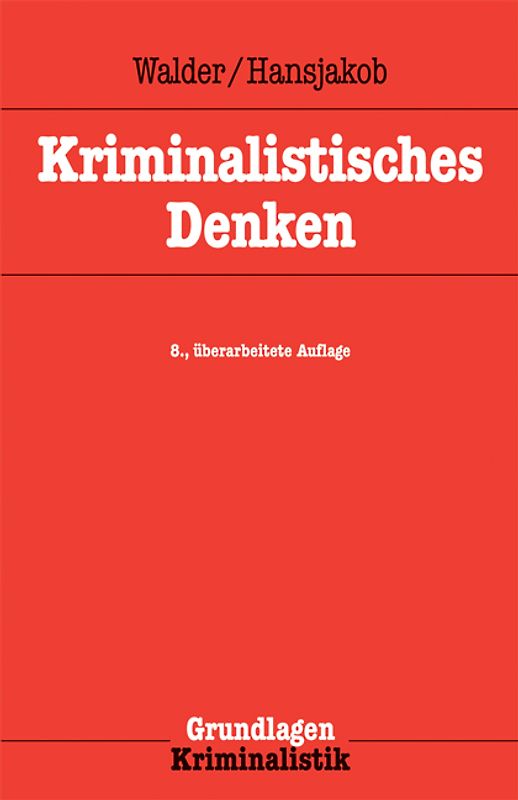 Kriminalistisches Denken