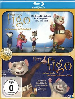 Herr Figo und das Geheimnis der Perlenfabrik / Herr Figo auf der Suche nach dem verlorenen Zahn [2 Blu-rays] Blu-ray Disc
