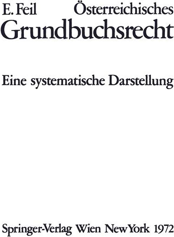 Österreichisches Grundbuchsrecht